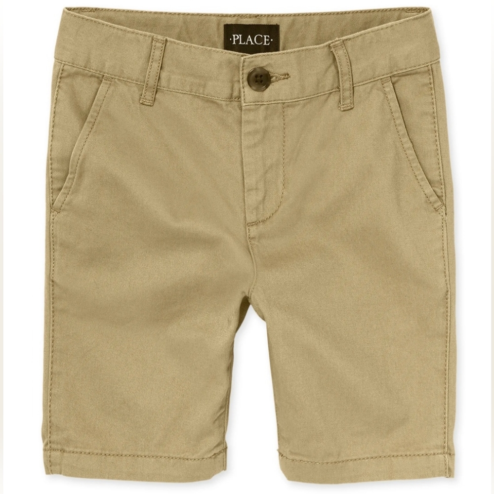 Boys Stretch Chino Shorts - Flax